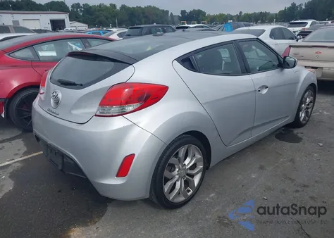 2012 Hyundai Veloster Base W/Black from USA, damaged, VIN KMHTC6AD9CU028431